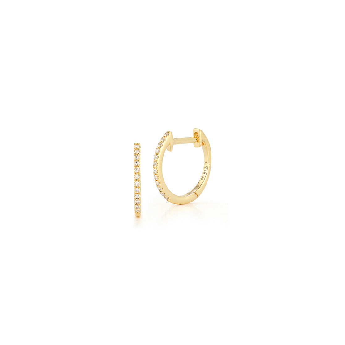 Diamond Mini Huggie Earring