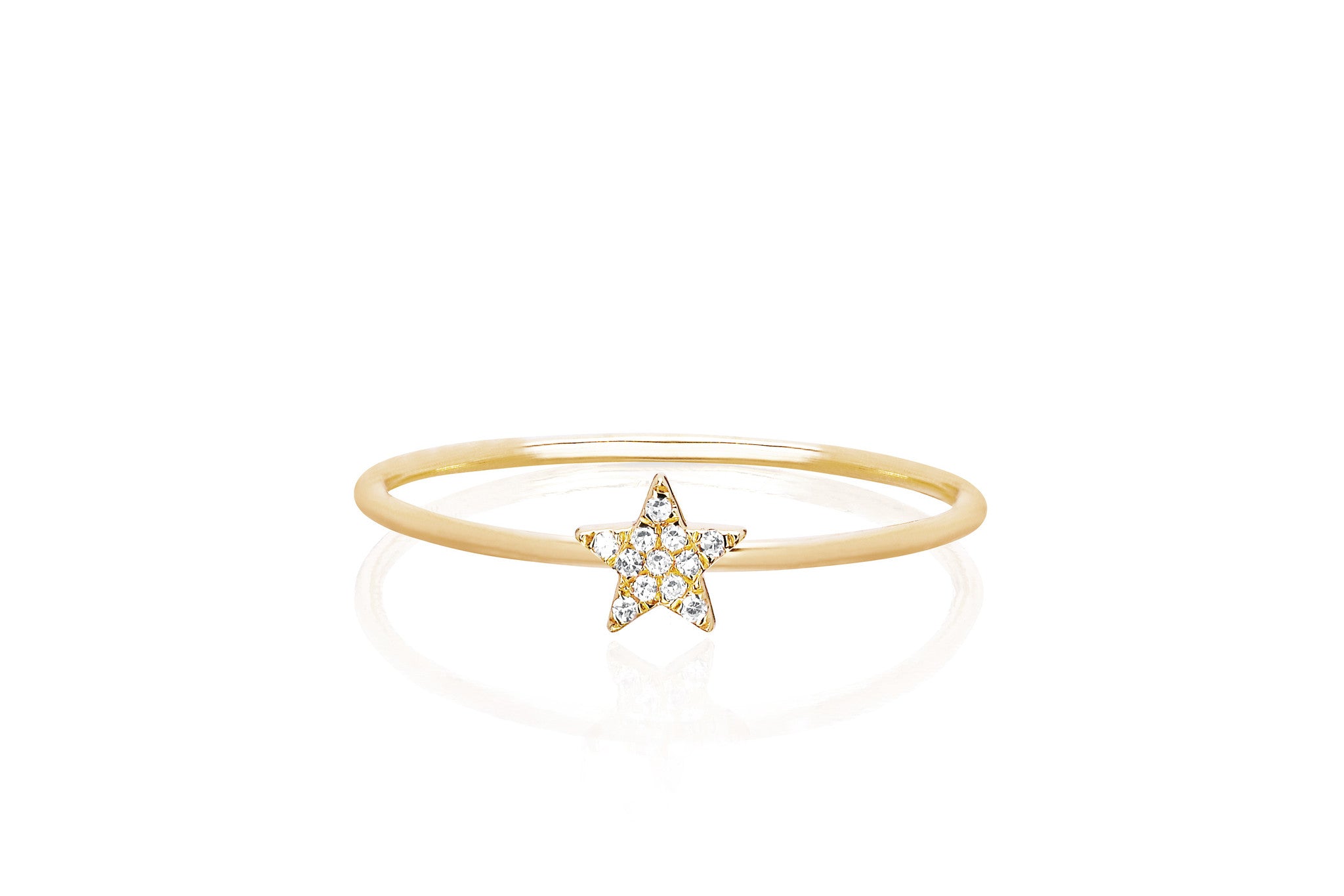 Diamond Mini Star Stack Ring