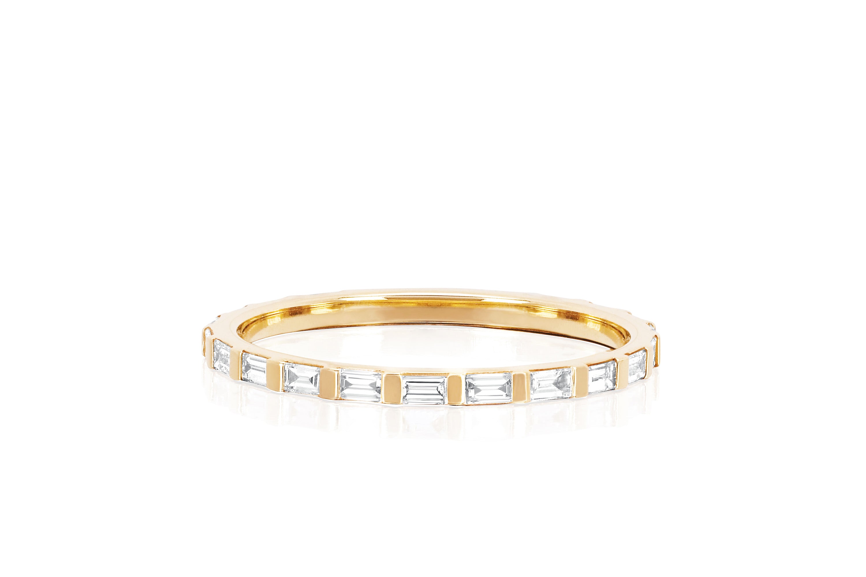 Diamond Baguette Eternity Stack Ring