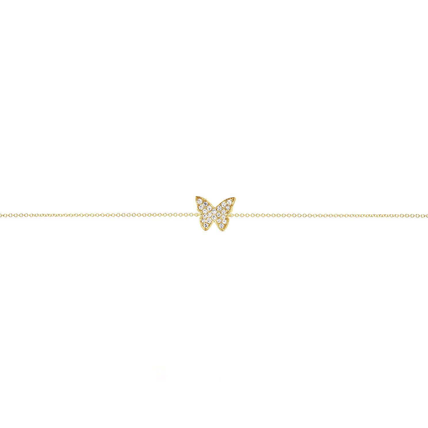 Diamond Butterfly Bracelet