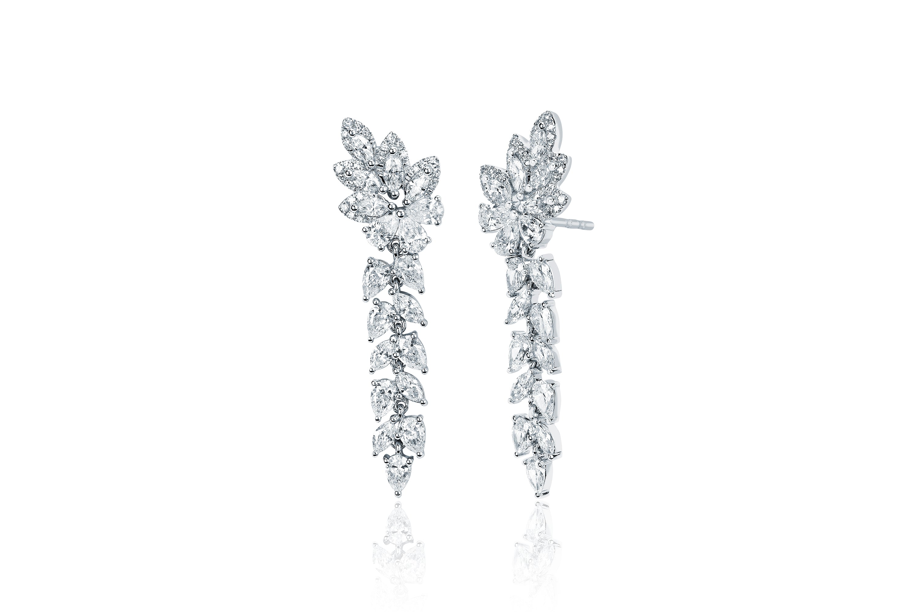 Diamond Pretty Lady Drop Earring