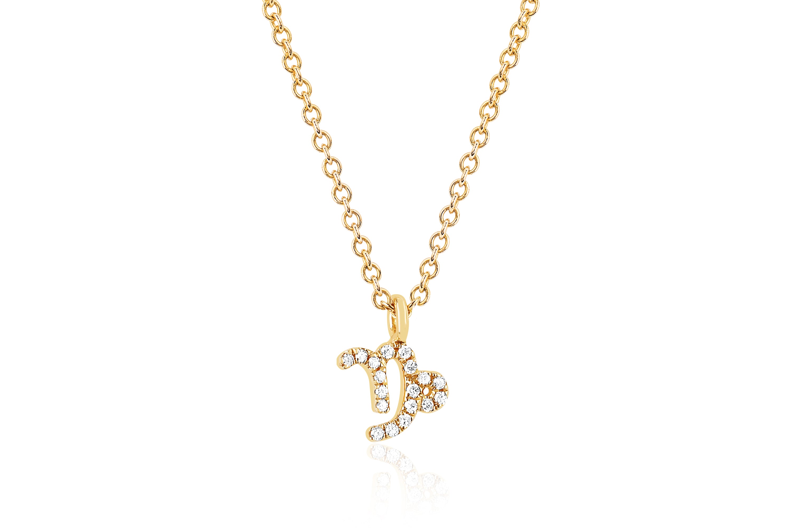 Diamond Capricorn Necklace