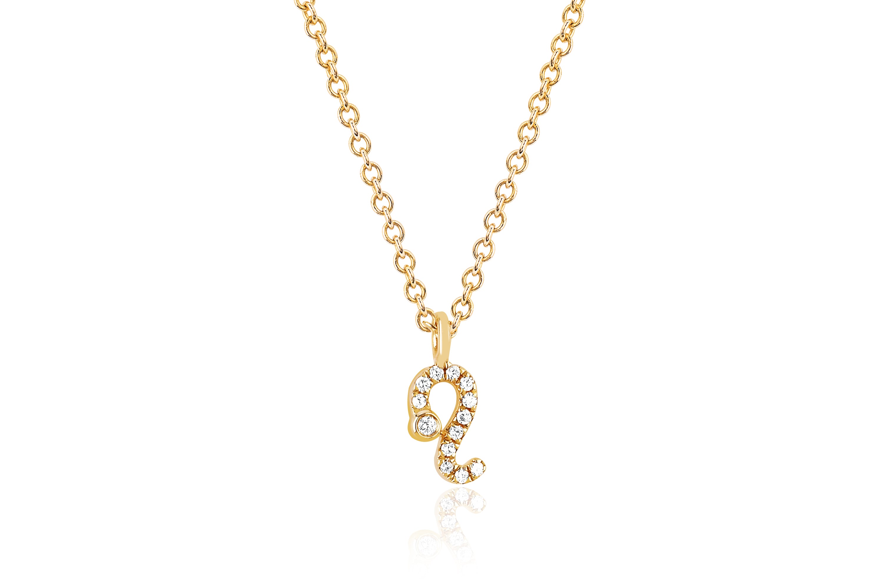 Diamond Leo Necklace