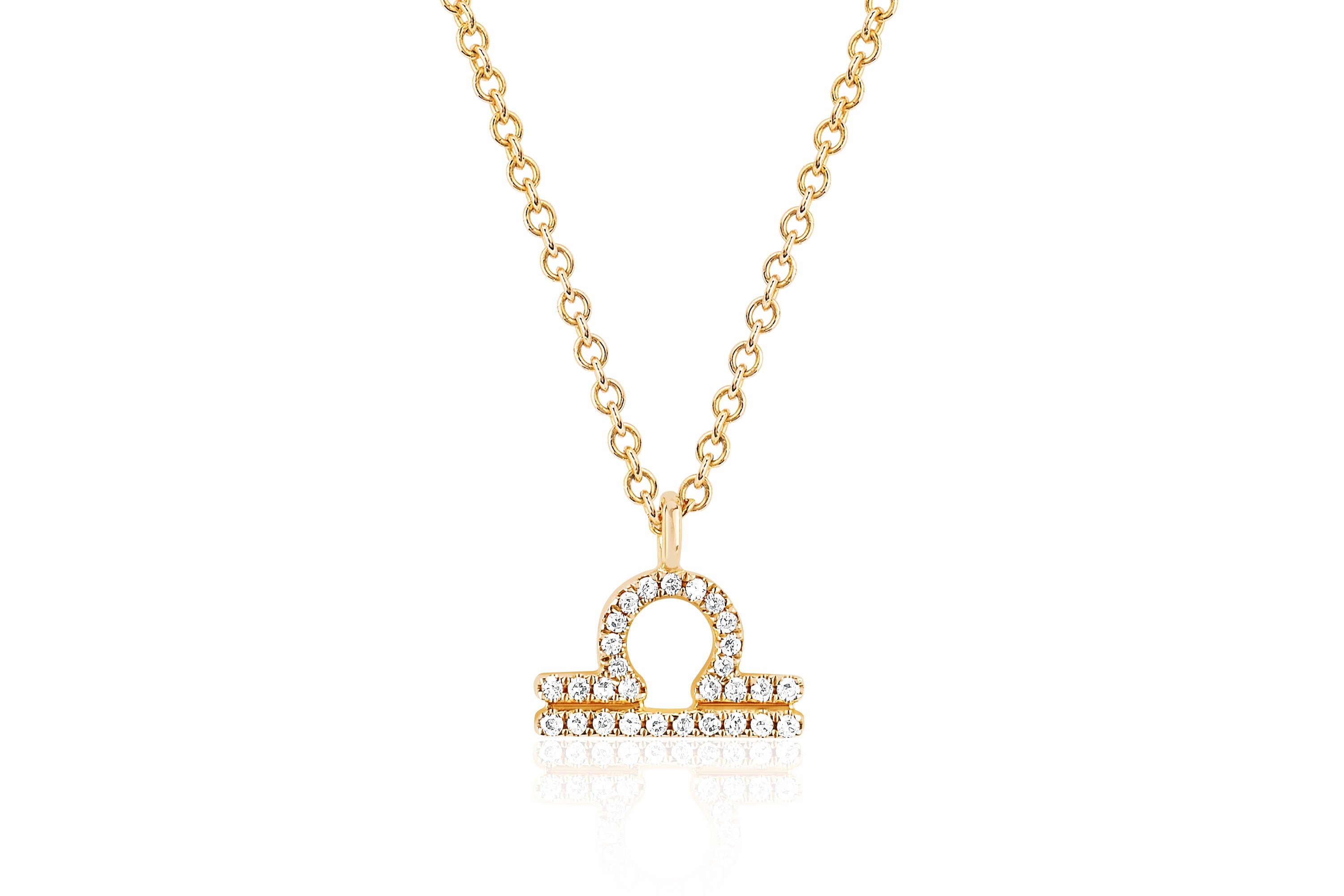 Diamond Libra Necklace