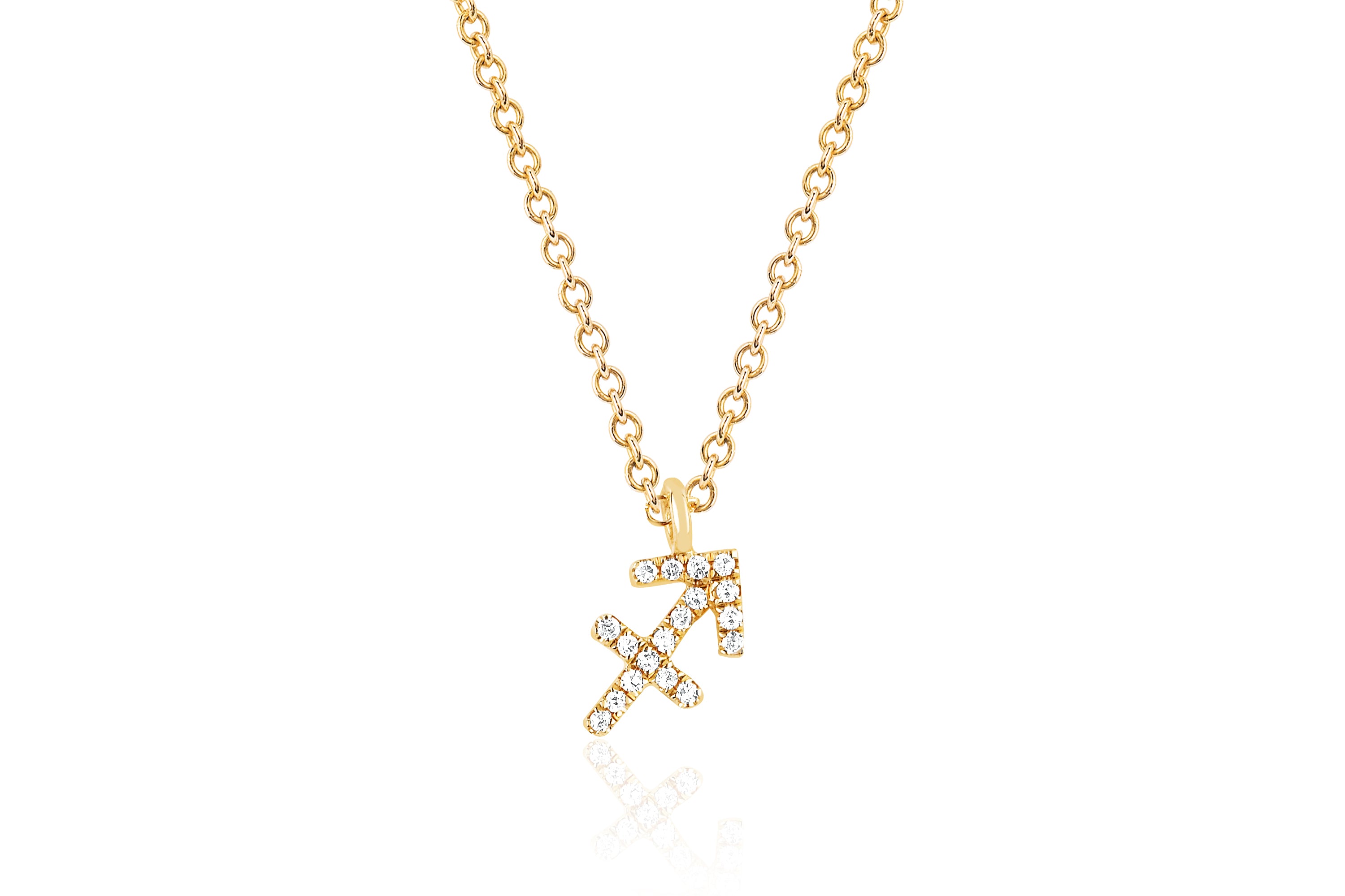 Diamond Sagittarius Necklace