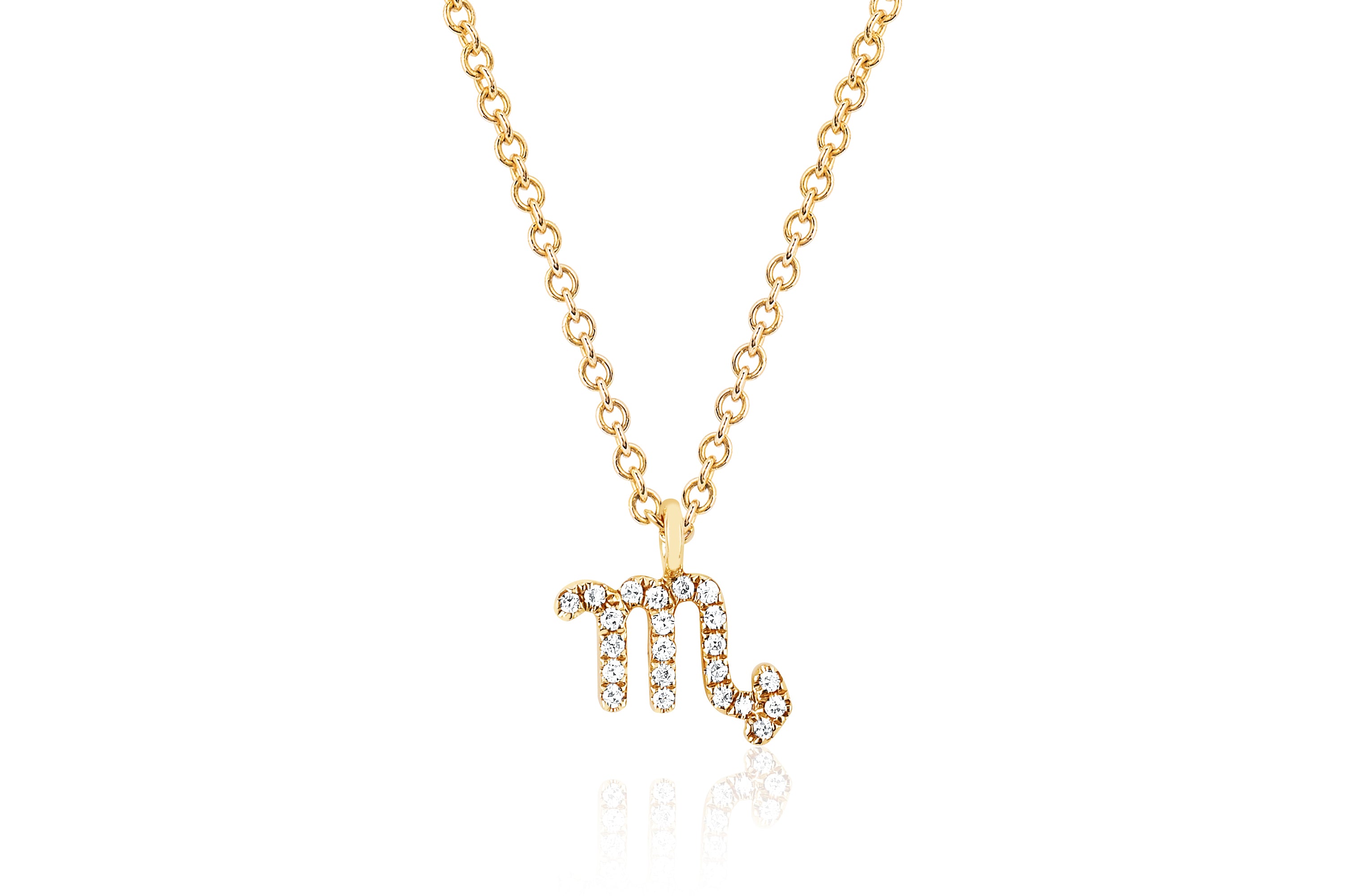 Diamond Scorpio Necklace