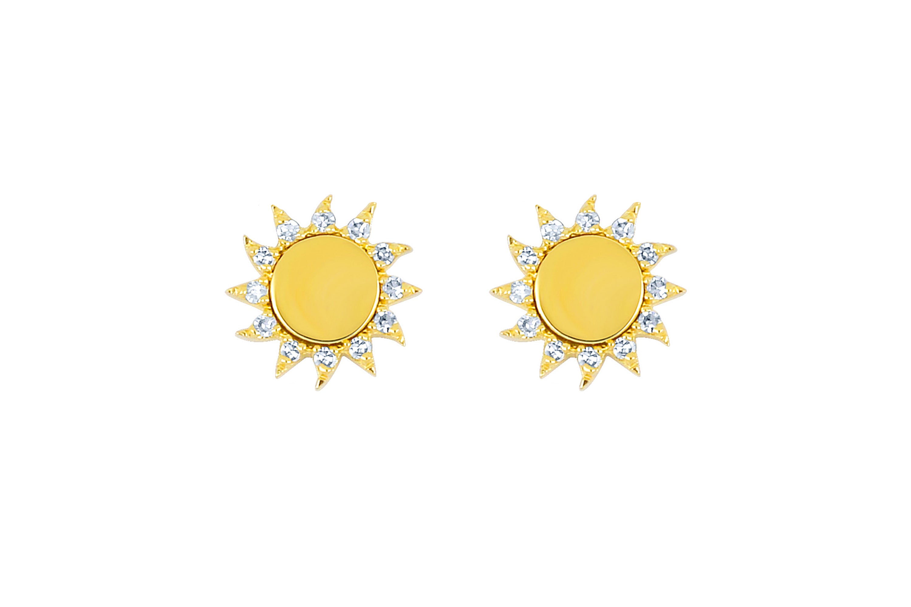 You Are My Sunshine Diamond Stud Earring