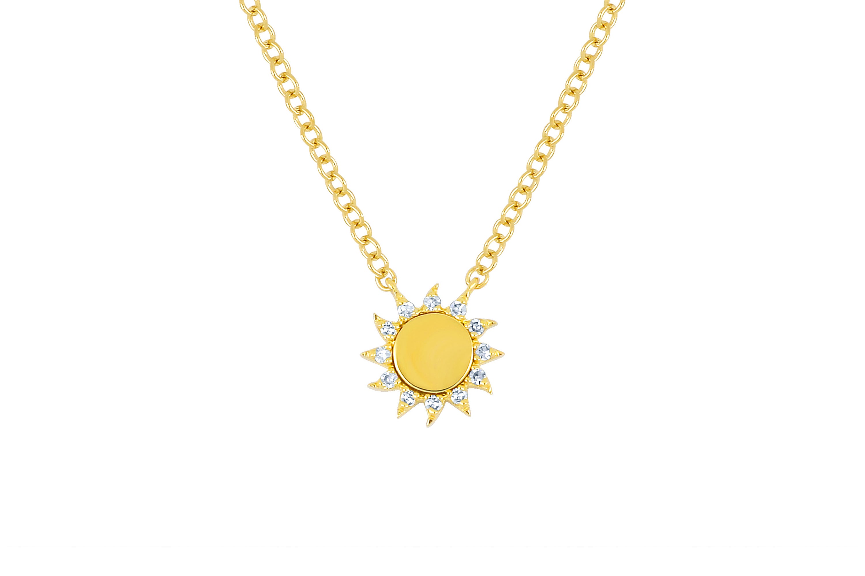 You Are My Sunshine Diamond Necklace