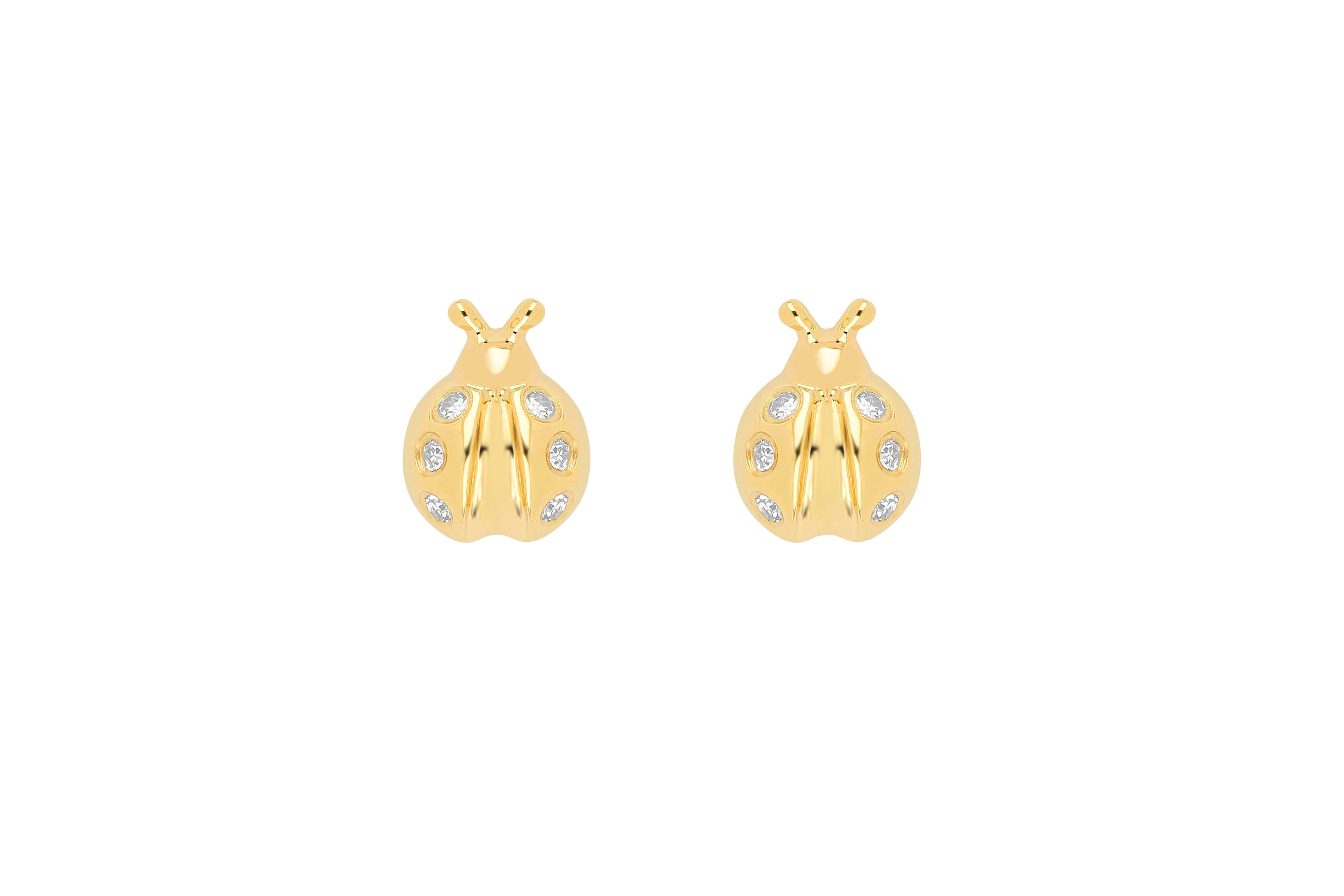 Baby Lucky Ladybug Stud Earring