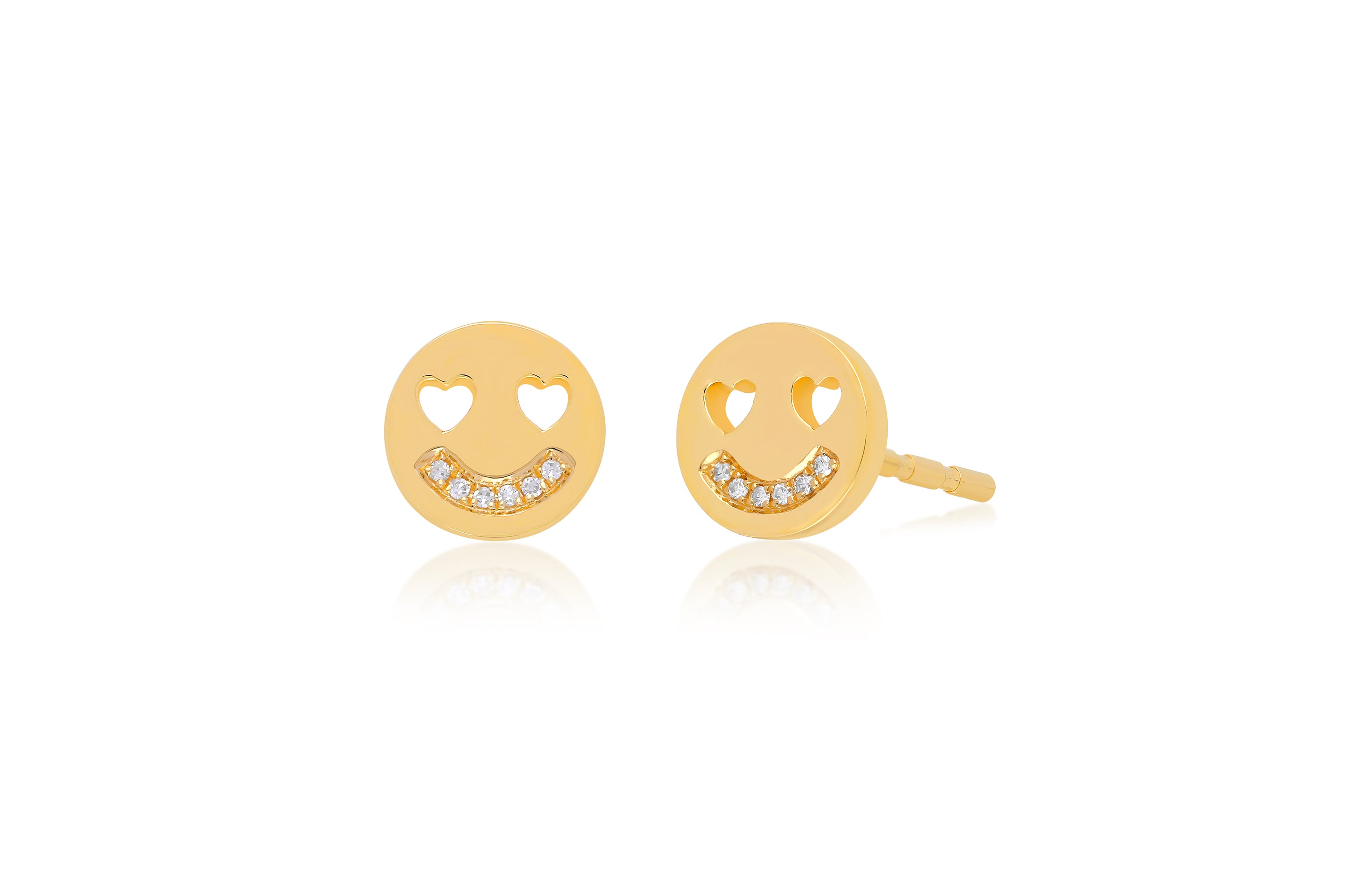 Diamond Happiness Stud Earring