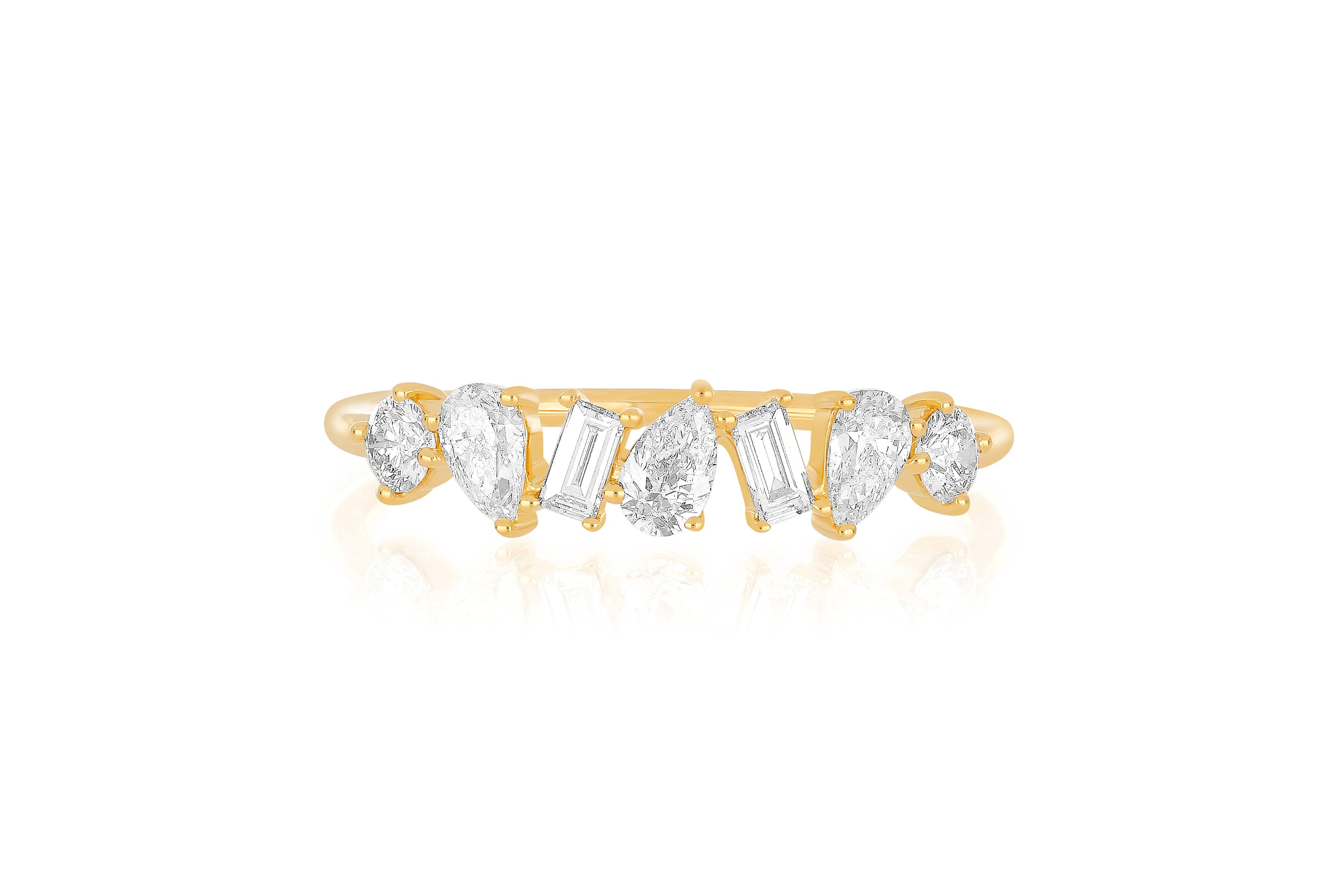 Jumbo Multi Faceted Diamond Ring