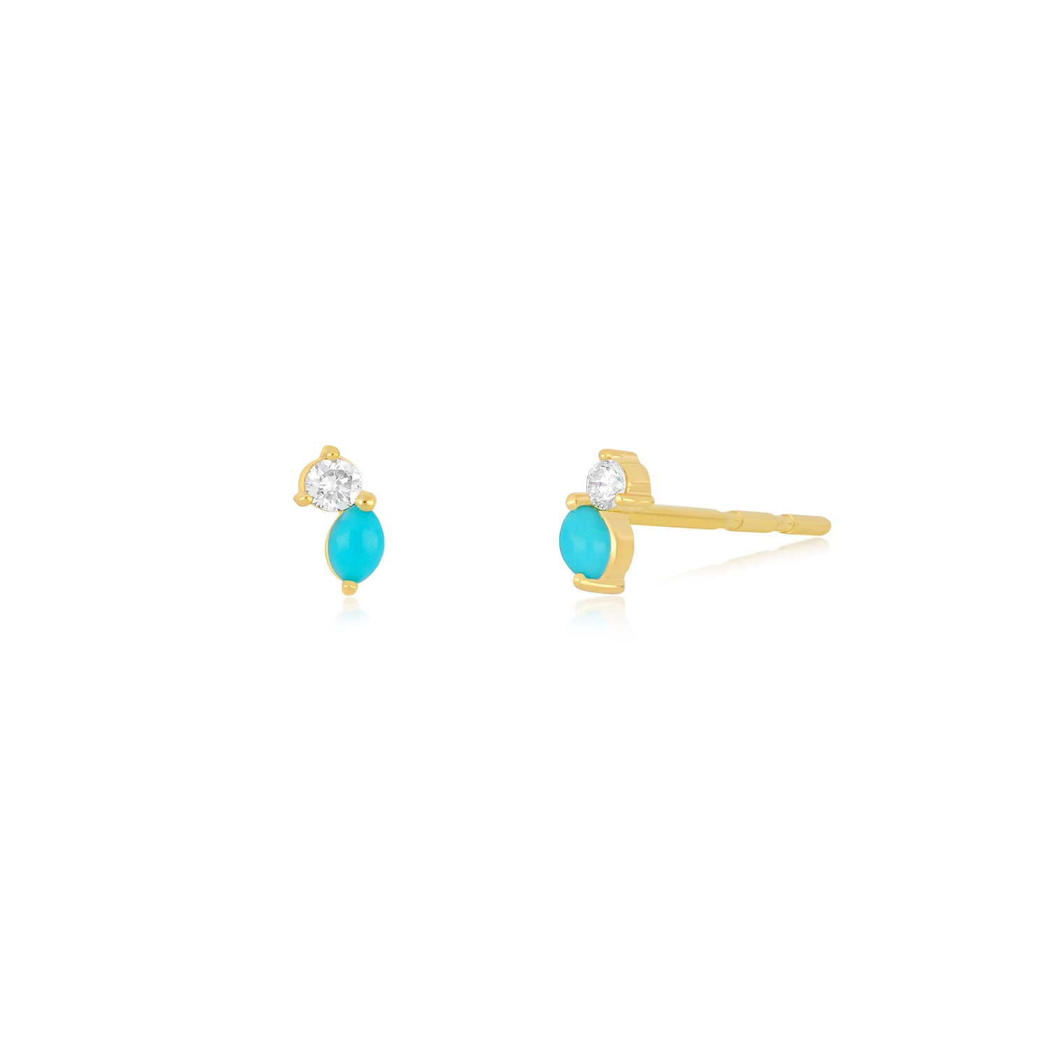 Double Treasure Stud Earring